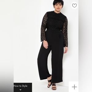 Lace Wide Leg Jumpsuit